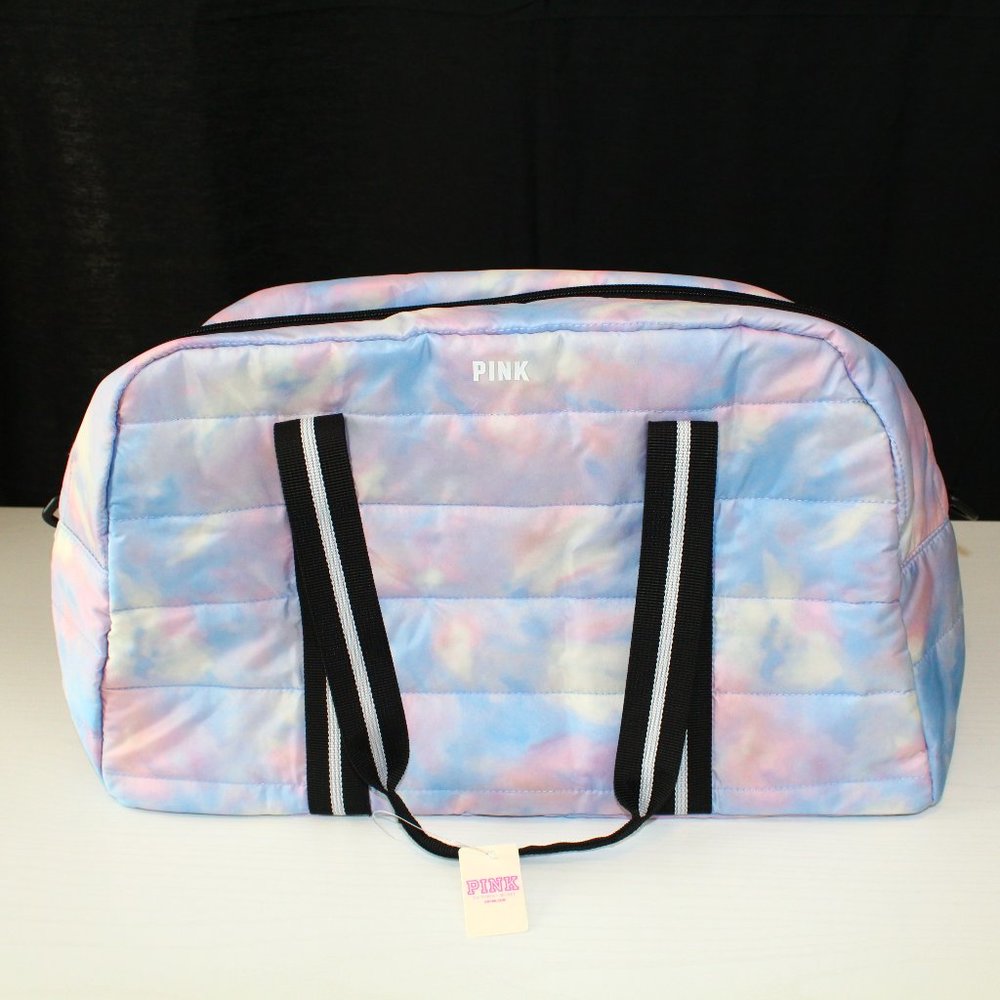 PINK Victoria's Secret Tie-Dyed Duffle Gym Bag NWT